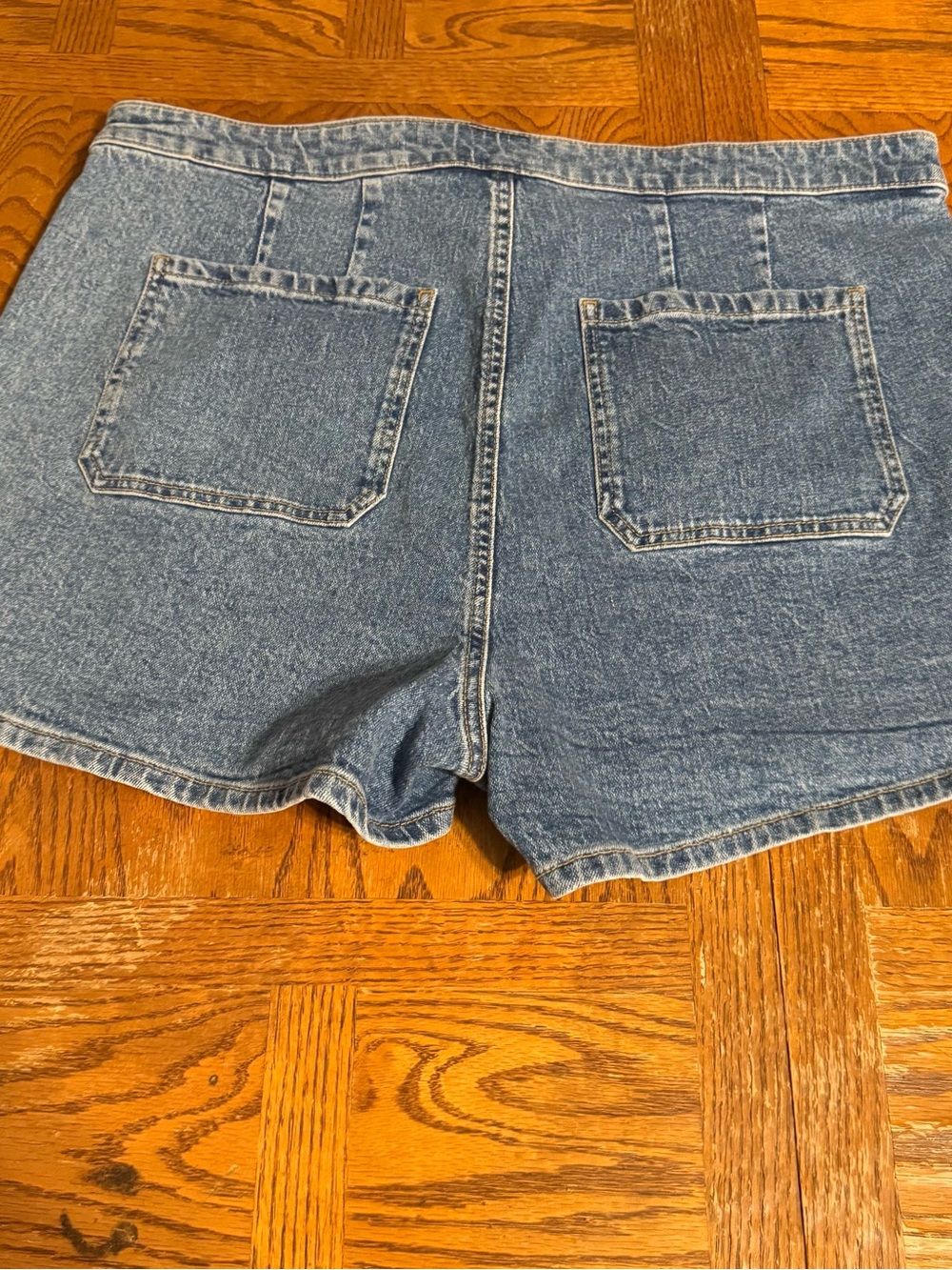 Torrid Wrap A-Line Denim Jean Skort in Blue Sz 14 NWT - Picture 12 of 15